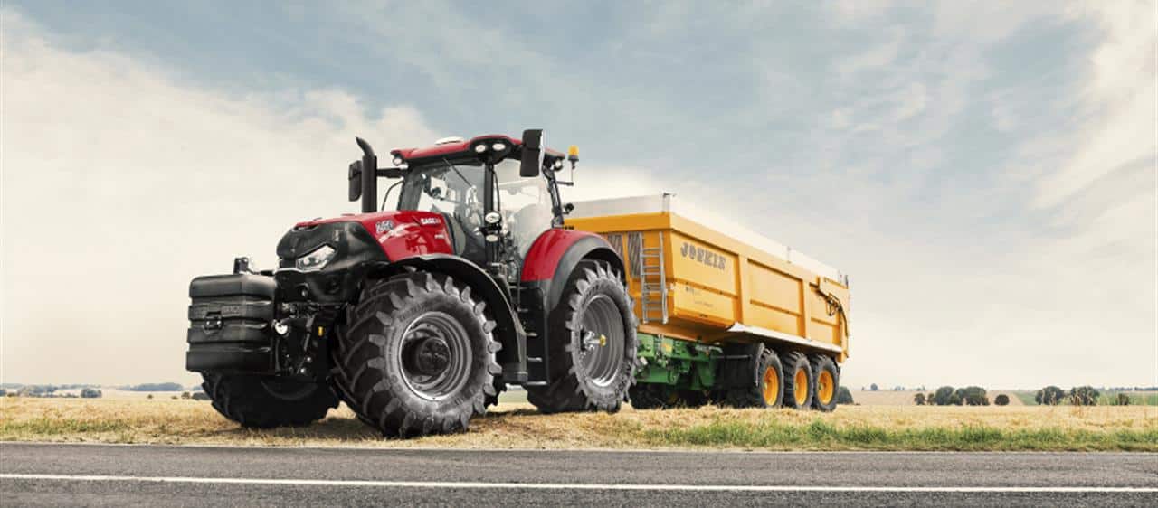De Optum-tractorlijn met laag gewicht en hoog pk van Case IH wordt uitgebreid met een derde model